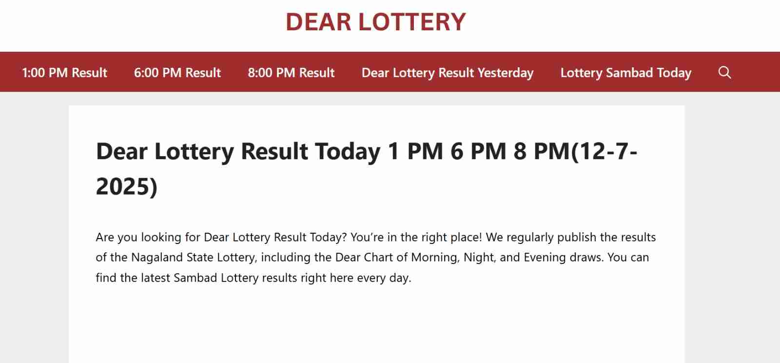 dearlottery