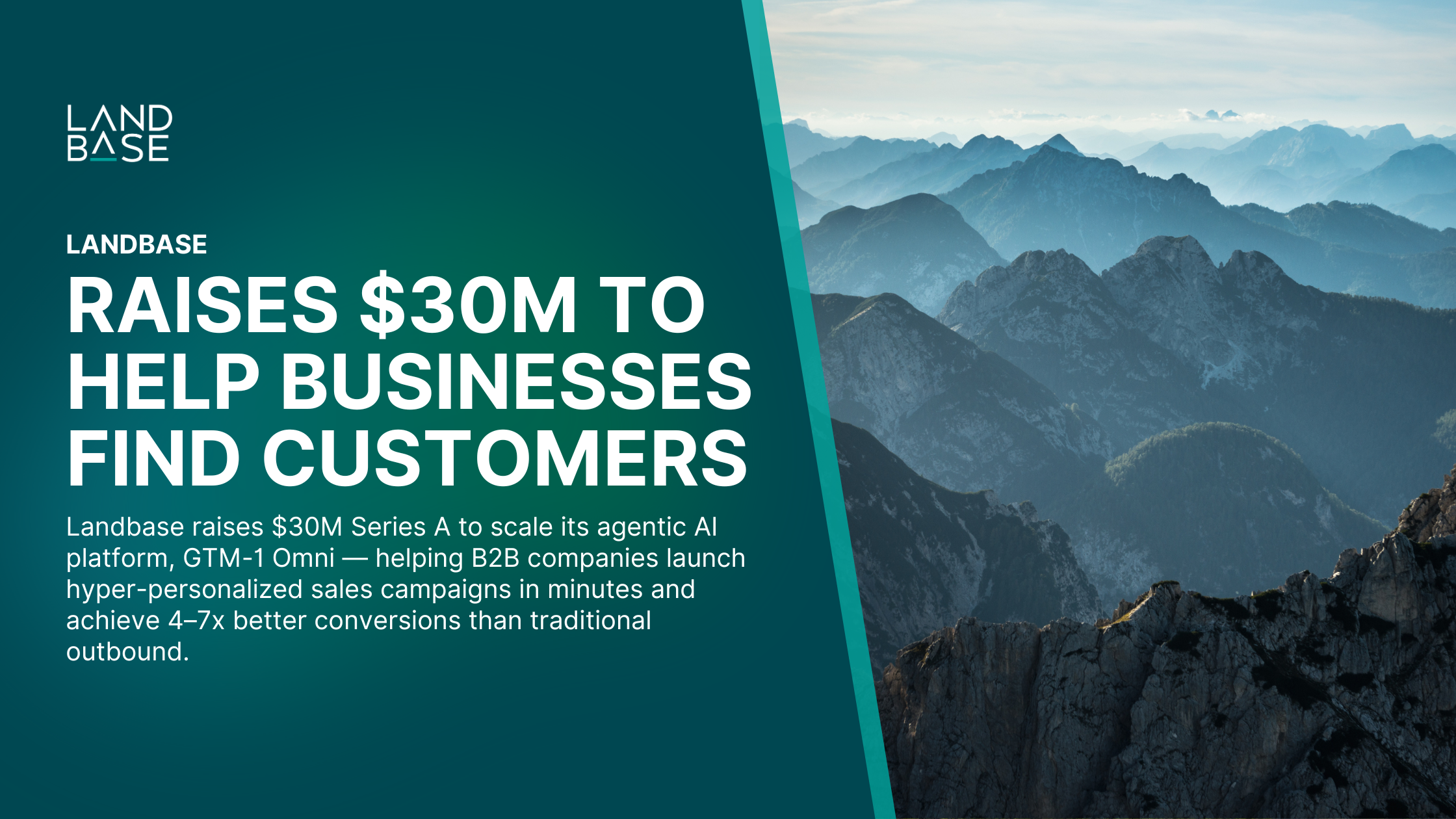 Landbase Raises $30 Million Series A to Help Businesses Find Their Next Customer | Landbase