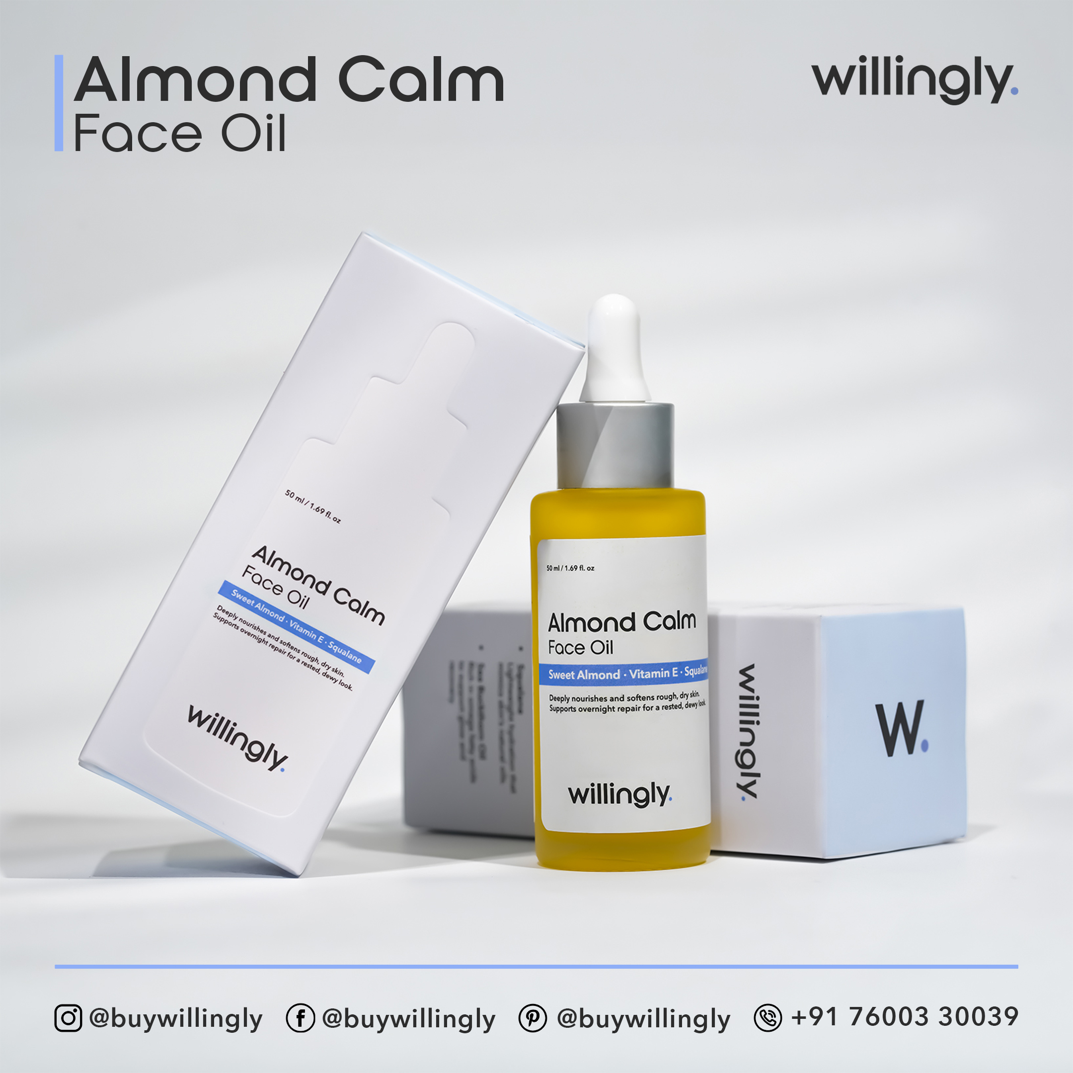 Almond Calm Face Oil: Nature&rsquo;s Gift for Healthy, Balanced Skin