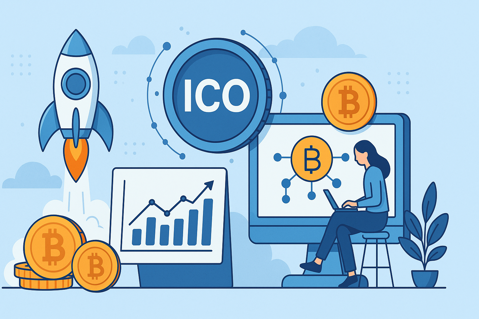 How Can an ICO Development Service Support End-to-End Blockchain Fundraising Execution?