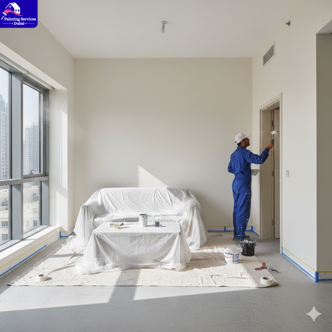 Studio Apartment Touch-Up Painting Tips from Painting Services Dubai