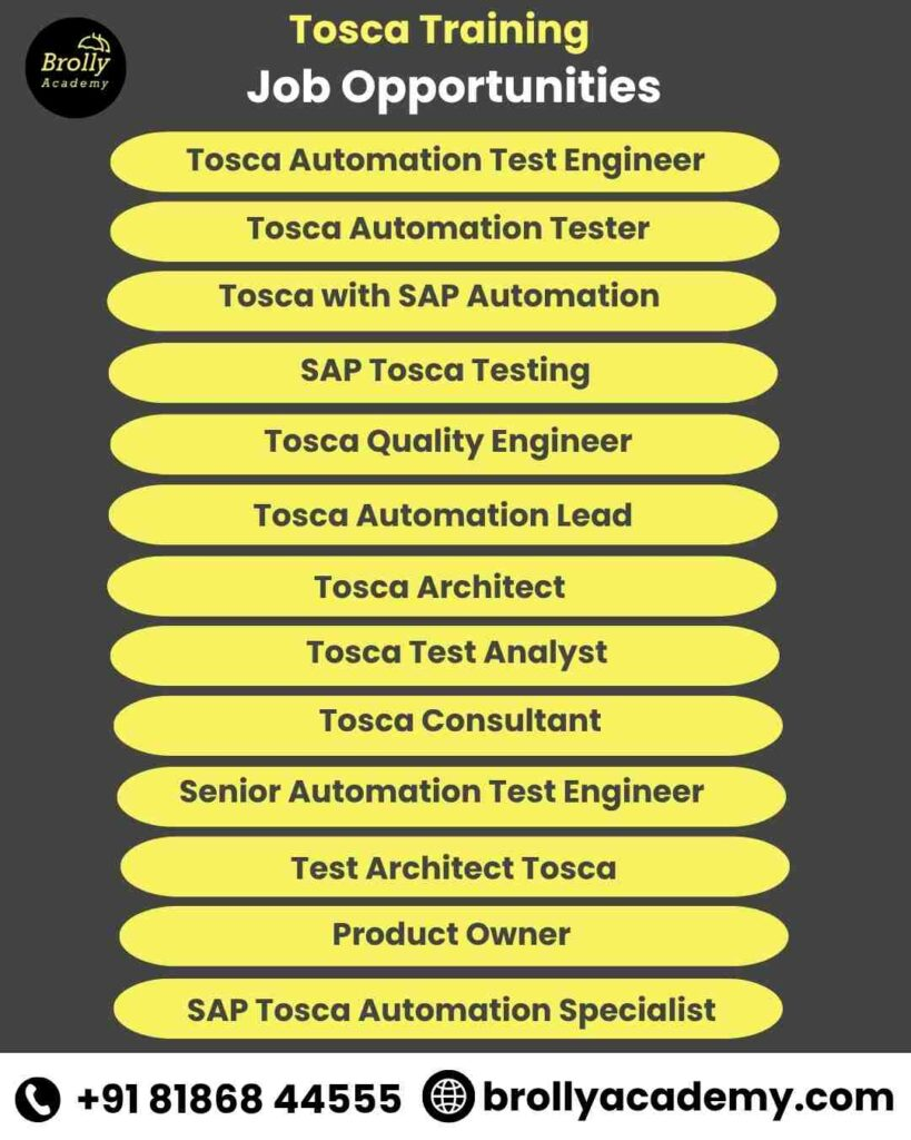 What Job Roles Require TOSCA Skills?