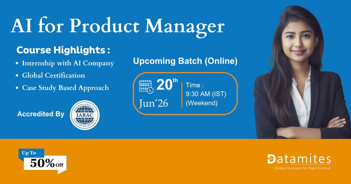 DataMites AI Product Manager Institute Classes in Noida